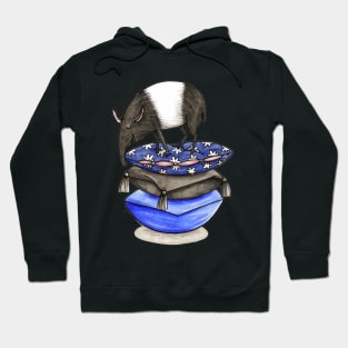 Tapir - Malayan tapir - Princess on a pea Hoodie